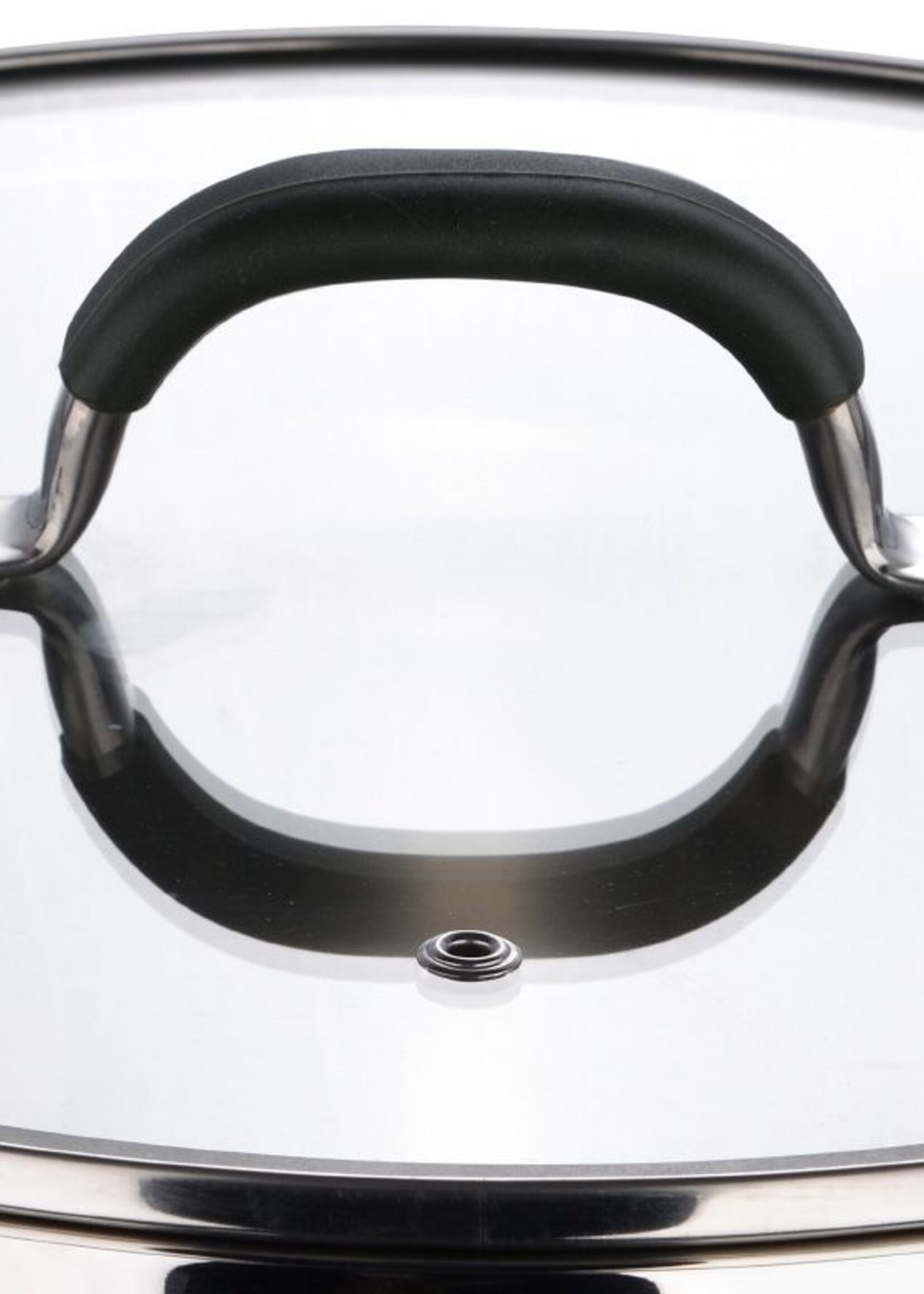 Bergner Midnight RVS Soeppan met  Deksel - Inductie - 28cm - 9.5L