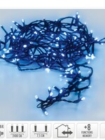 Kerstverlichting 320 led- 24m - blauw - Timer - Lichtfuncties - Geheugen - Buiten