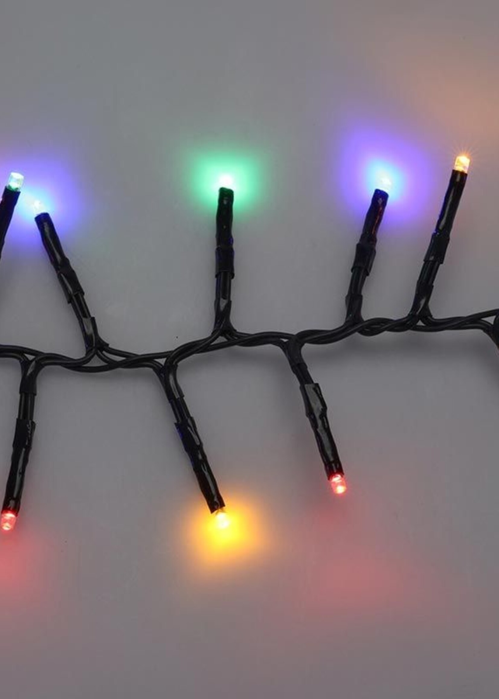 Maxi Cluster Kerstverlichting - 800 led - 12m - multicolor - Timer - Lichtfuncties - Geheugen - Buiten
