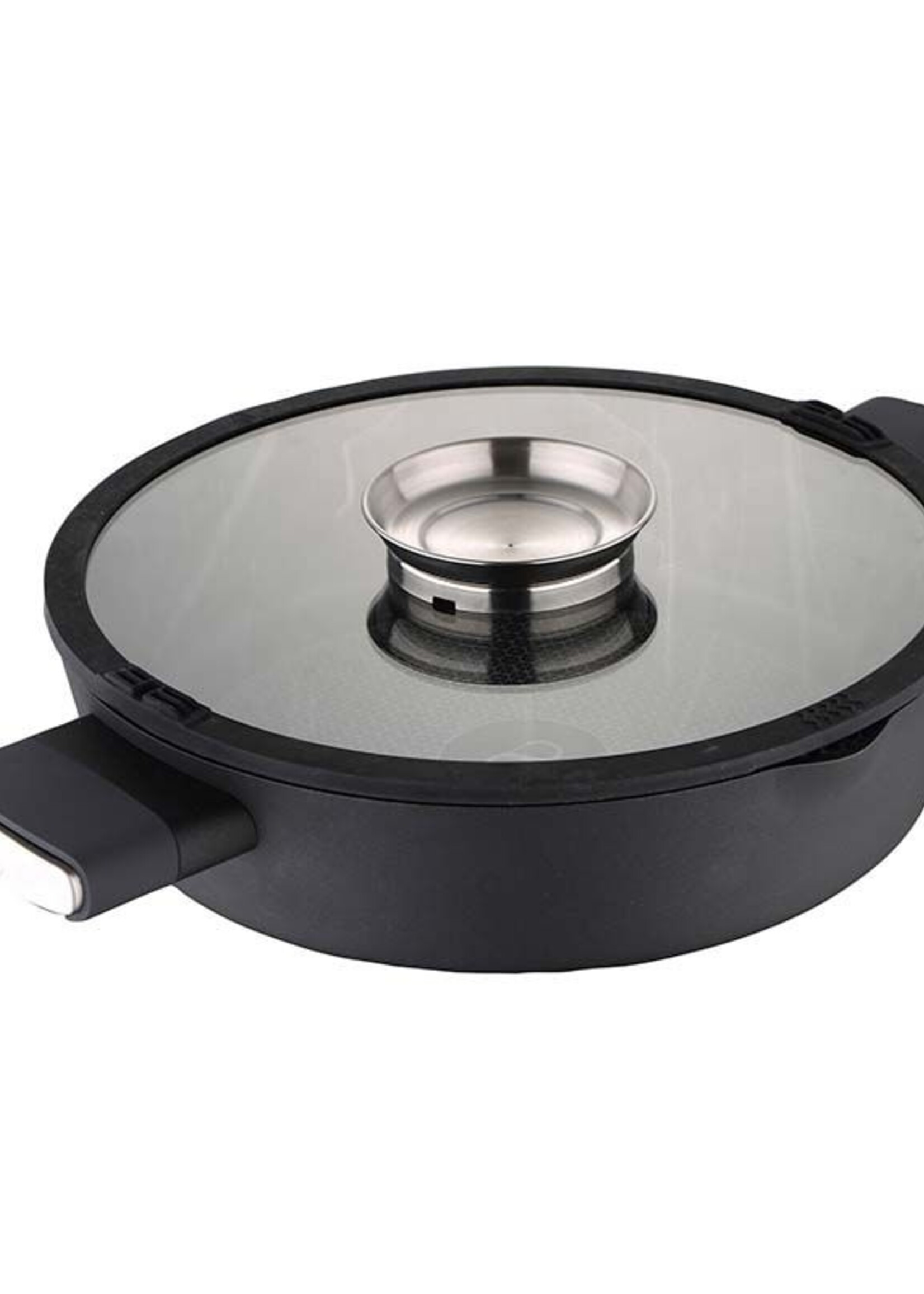 Bergner Infinty Chefs Braadpan 28cm - deksel met Aromatizer - voor inductie
