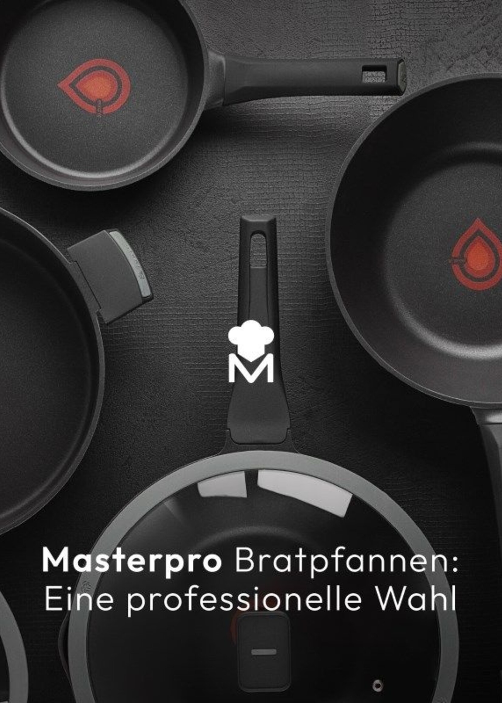 Bergner Masterpro Gastro Koekenpan - Ø 20 cm - Inductie - Heatdot Technology Indicator - duurzaam