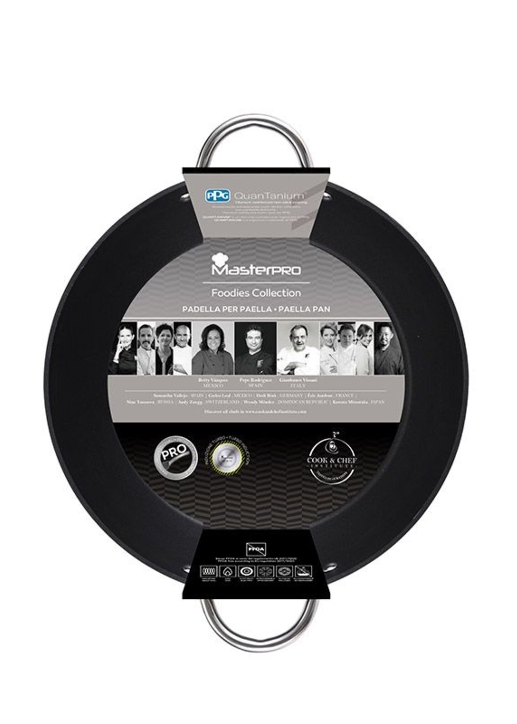 Masterpro Paella Pan - Inductie - 32 x 7.8 cm - Foodies Collection