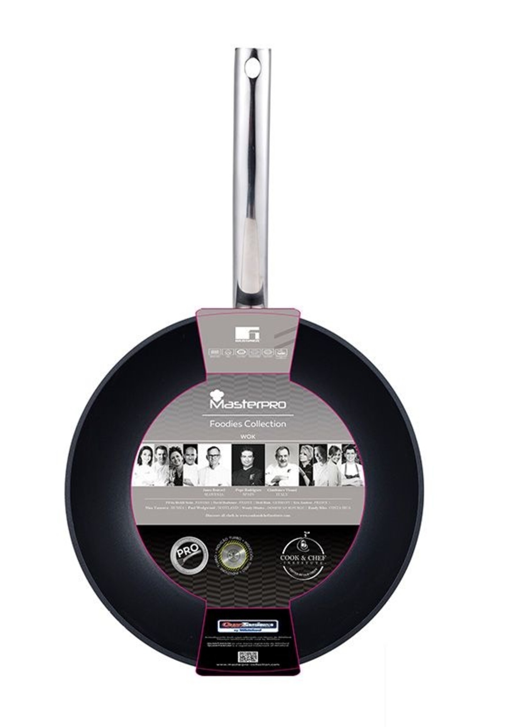 Masterpro Wokpan - Inductie - 28 x 7.2 cm - Foodies Collection