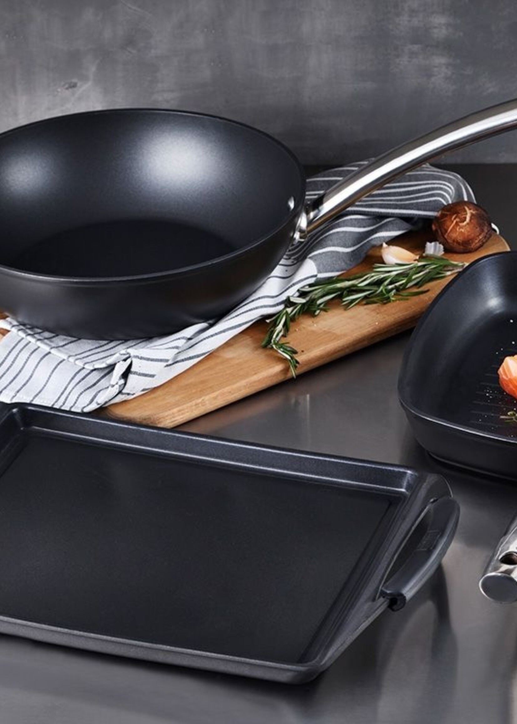 Masterpro Wokpan - Inductie - 28 x 7.2 cm - Foodies Collection