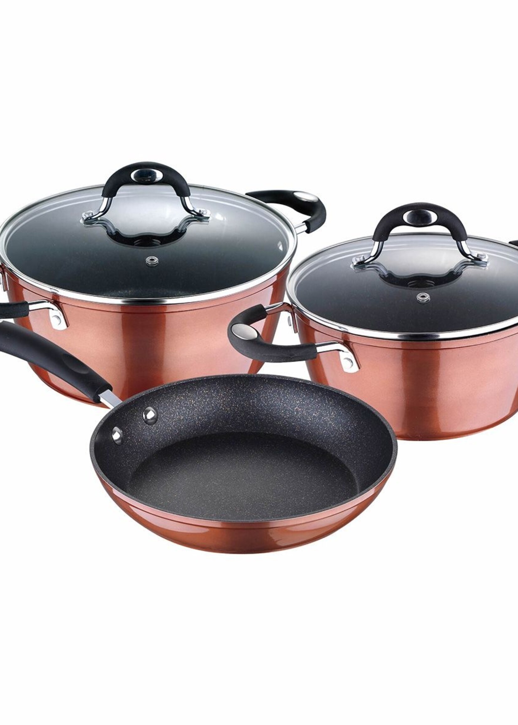 Bergner Pannenset Copperplus -inductie - 5delig