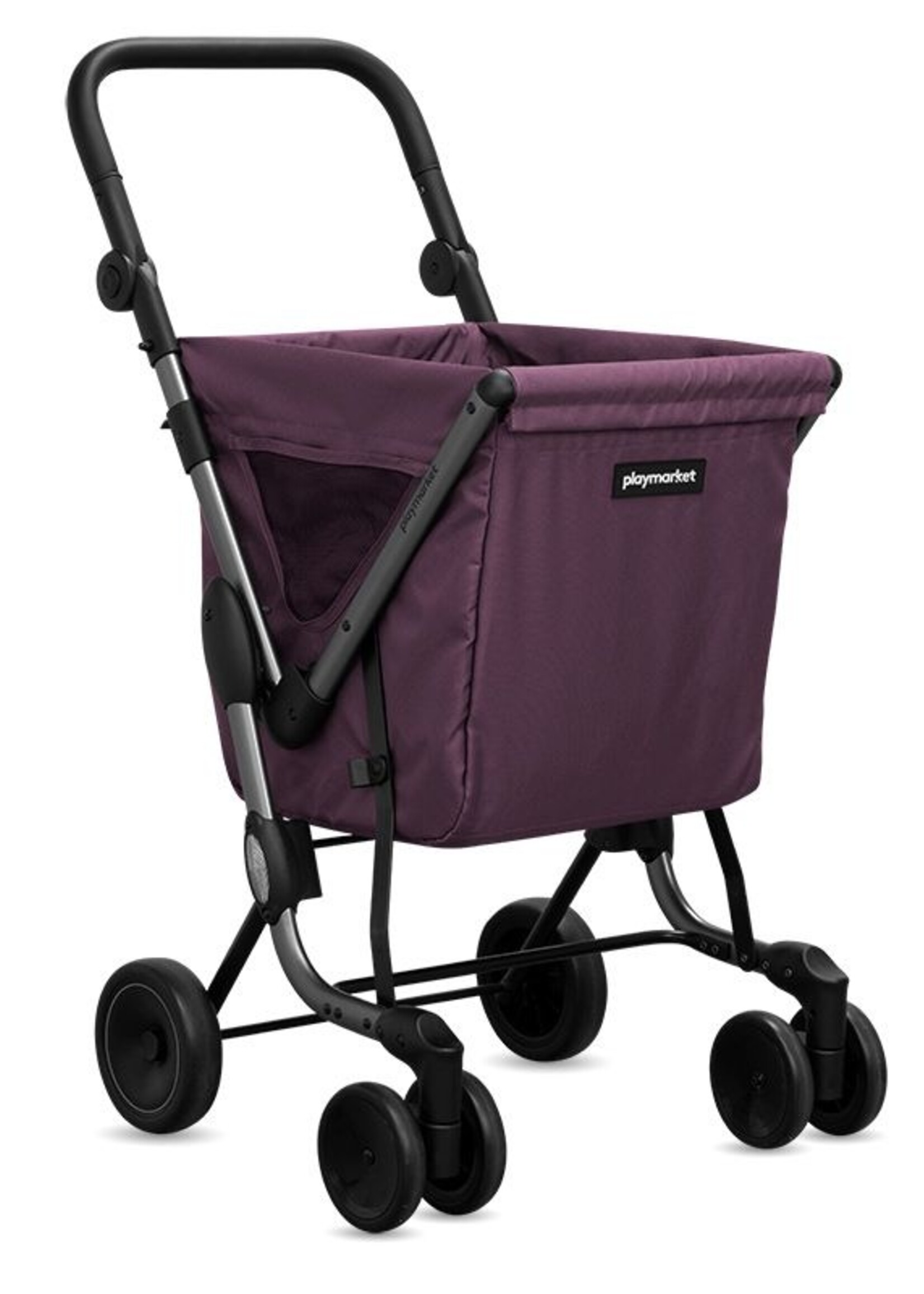 Playmarket We Go Premium Boodschappentrolley - Purple
