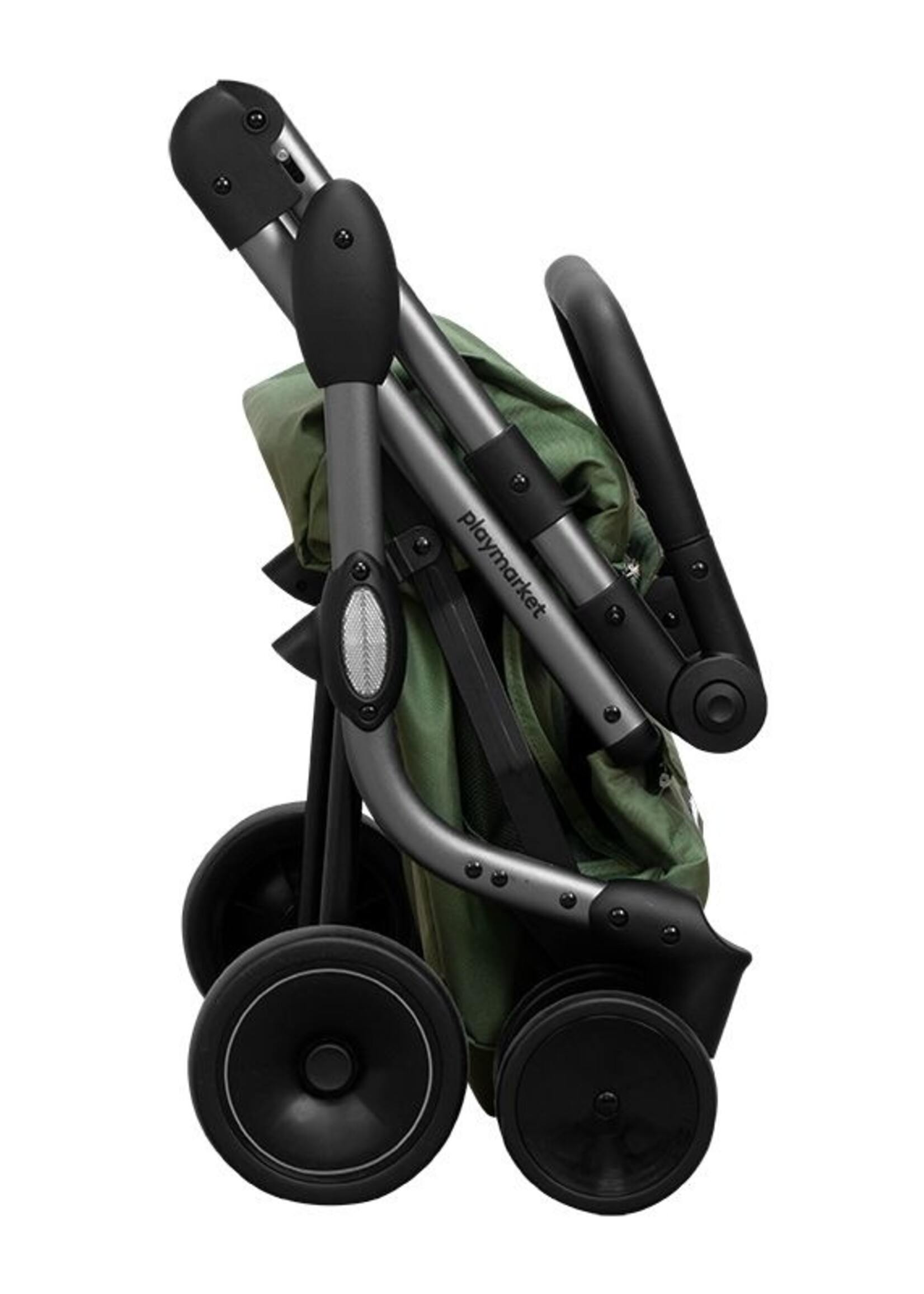 Playmarket We Go Premium Boodschappentrolley - Groen