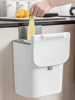 Ceruzo Afvalbakje - met Schuifdeksel - 9 Liter- GFT Aanrechtbakje