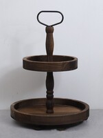 Ceruzo Etagere - Paulownia Hout - Luxe uitvoering - 40 cm hoog