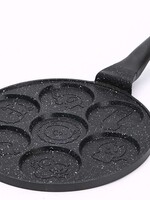 Ceruzo Pannenkoekenpan - 7 Vakken - Cartoon Pancakes