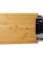 Cuisine Performance Bamboe Snijplank met RVS opvangschaal