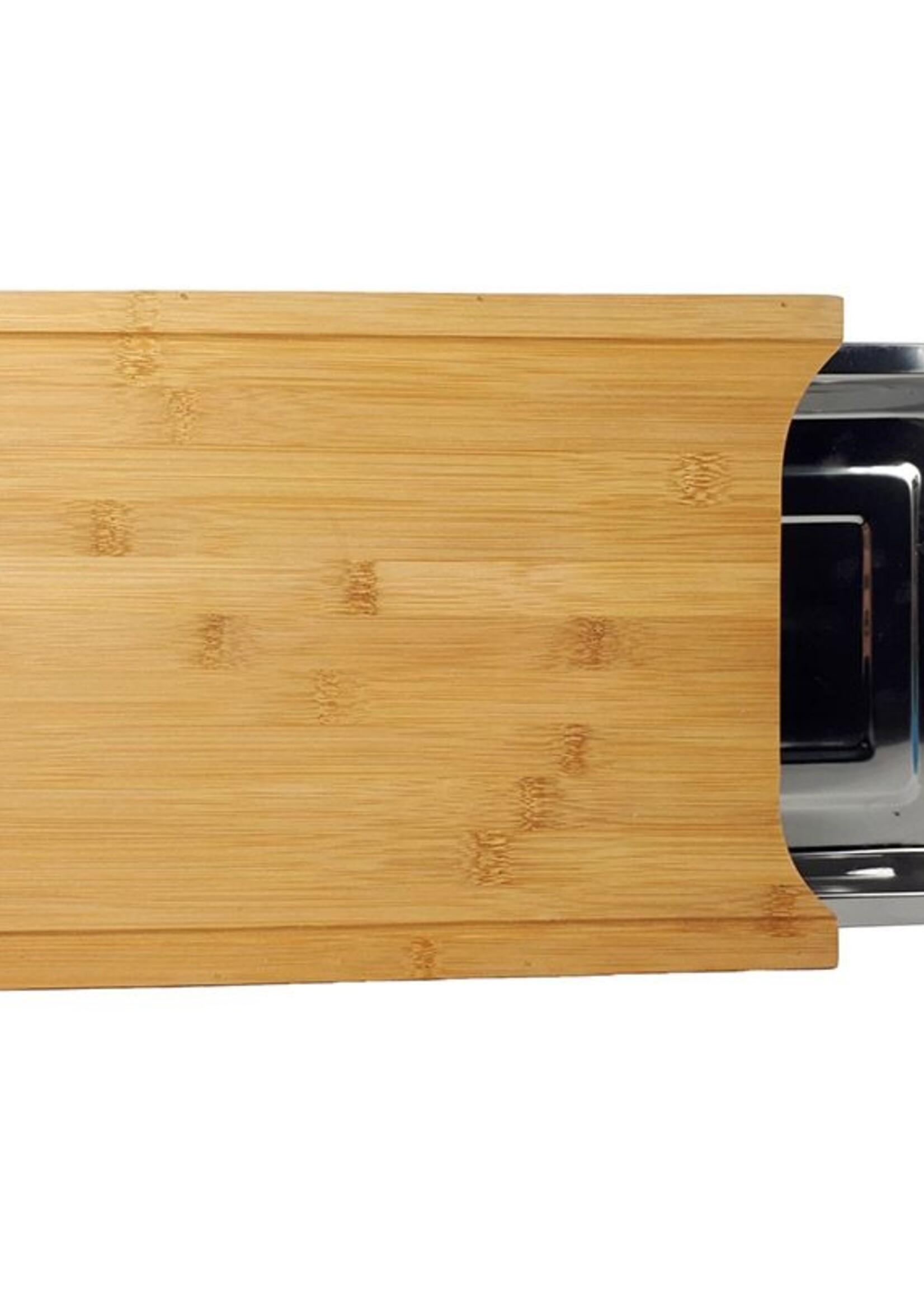 Cuisine Performance Bamboe Snijplank met RVS opvangschaal
