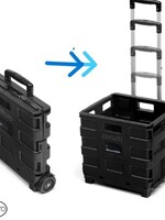 Ceruzo Trolley met Vouwkrat - 50 Liter