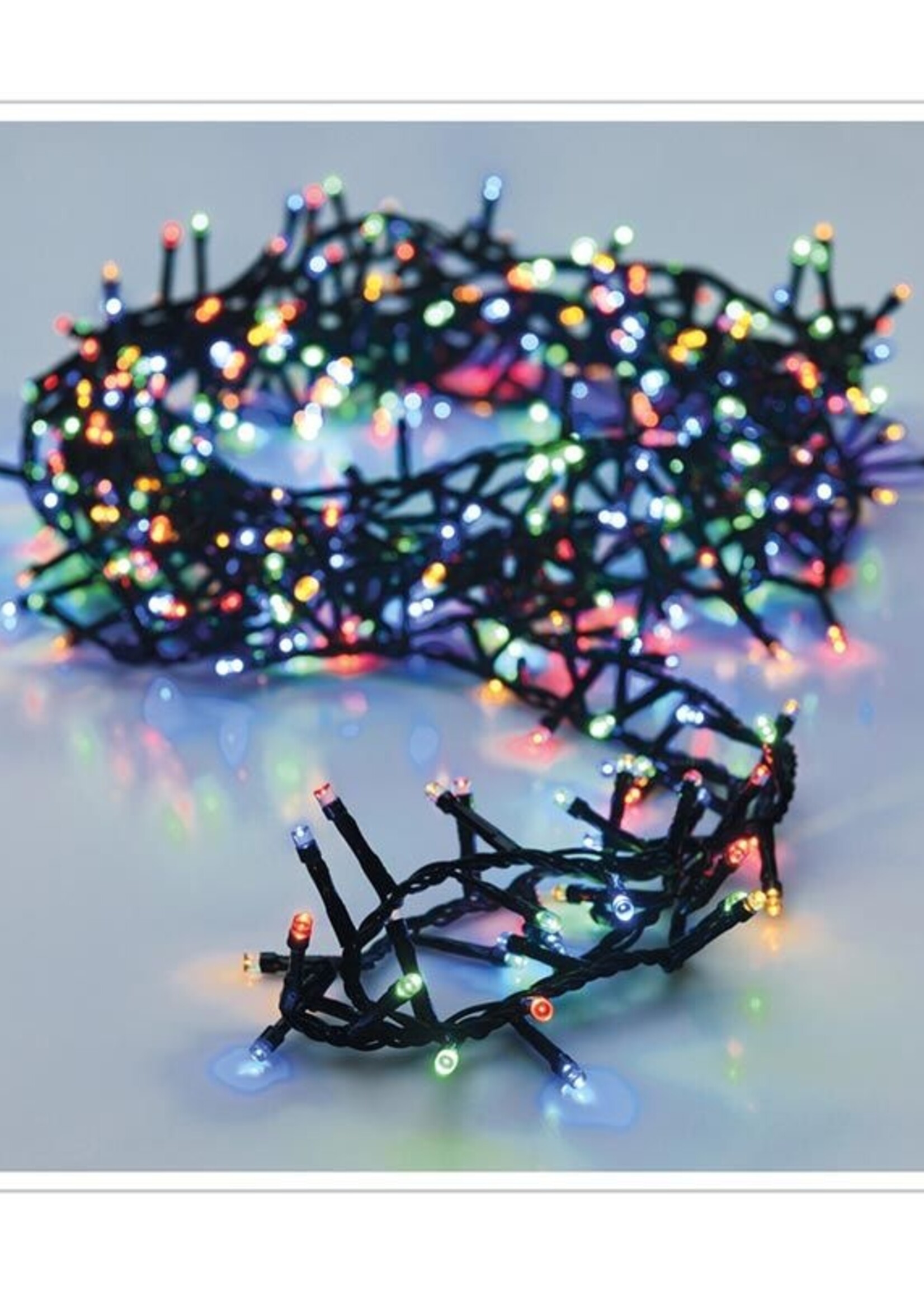 Microcluster - 400 led - 8m - multicolor - Timer - Lichtfuncties - Geheugen - Buiten