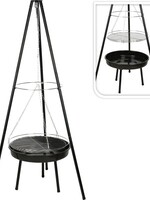 Vuurschaal Hangend- met Grilrooster - Driepoot model