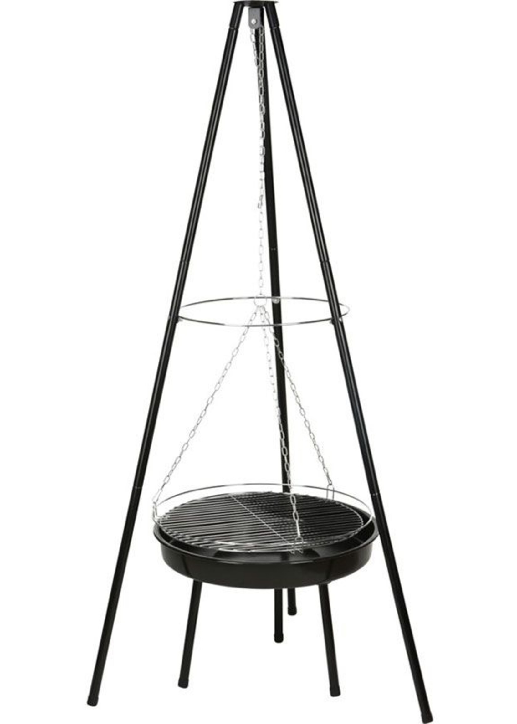 Vuurschaal Hangend- met Grilrooster - Driepoot model