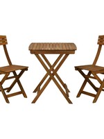 Ambiance Bistroset - Tuintafel - Tuinstoelen - Inklapbaar