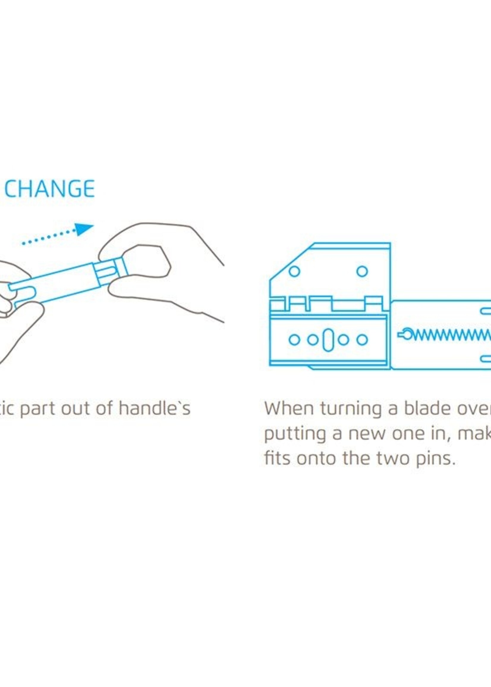 Martor 4x  Snijmes - Handmes - Snijdiepte 8,5 mm
