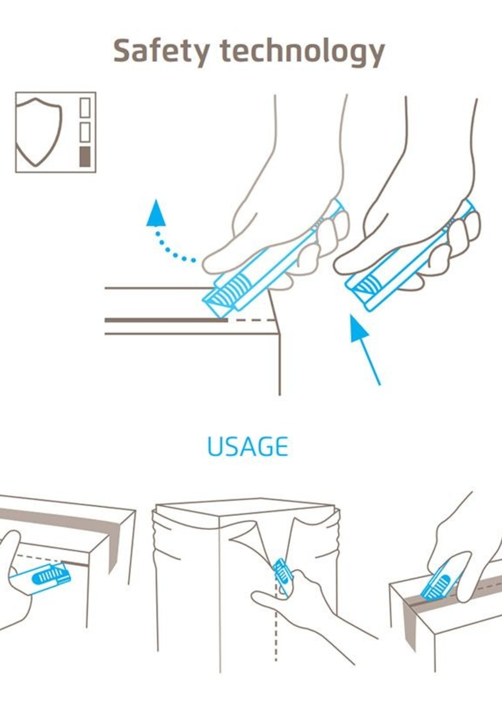 Martor 4x  Snijmes - Handmes - Snijdiepte 8,5 mm