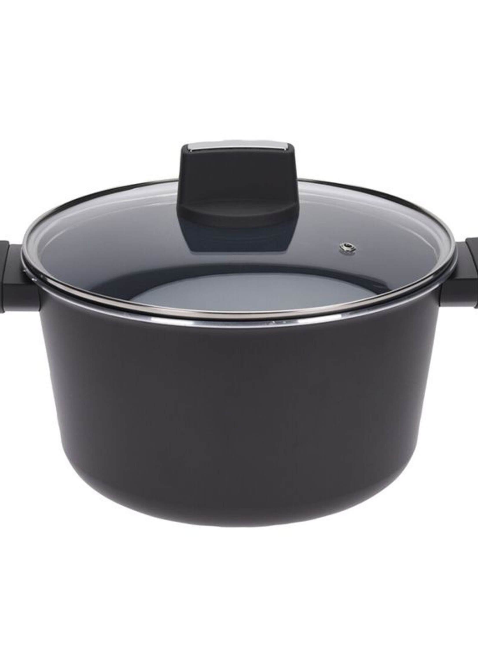 Excellent Houseware Braadpan met deksel - Ø24cm - aluminium