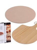 Excellent Houseware Pizza-baksteen met pizza-schep