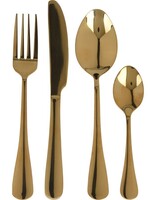Excellent Houseware Bestekset 16 dlg - RVS - Goud