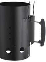 Brikettenstarter XL met Hitteschild - Luxe uitvoering - Zwart