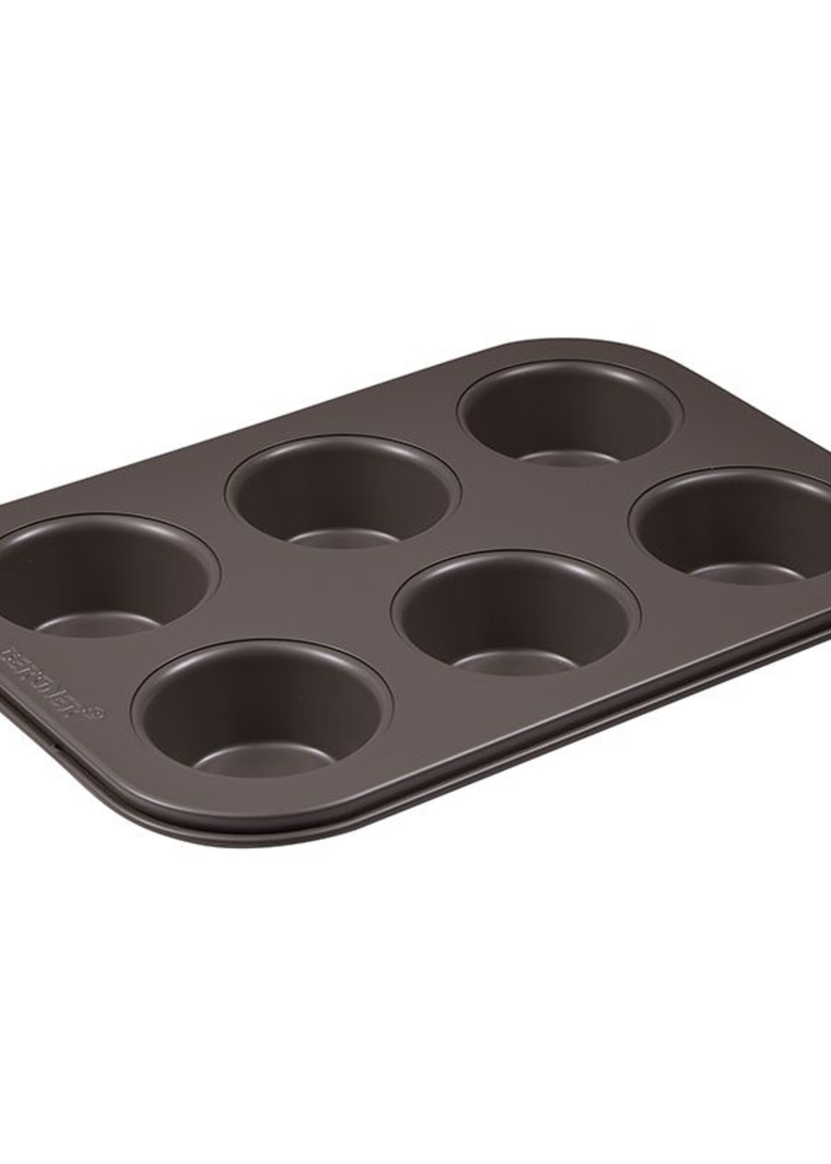 Bergner Muffinbakvorm - 2 stuks met 6 cupcakevormpjes - voor 12 Muffins - Lovers