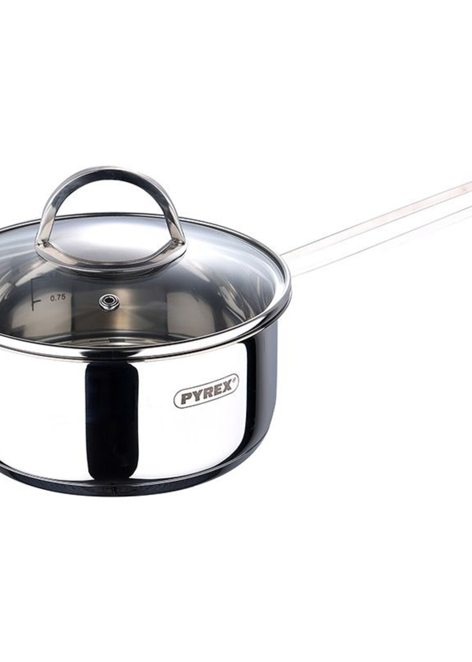 Pyrex Sauspan met Deksel - Ø16 cm - 1.35L - Inductie