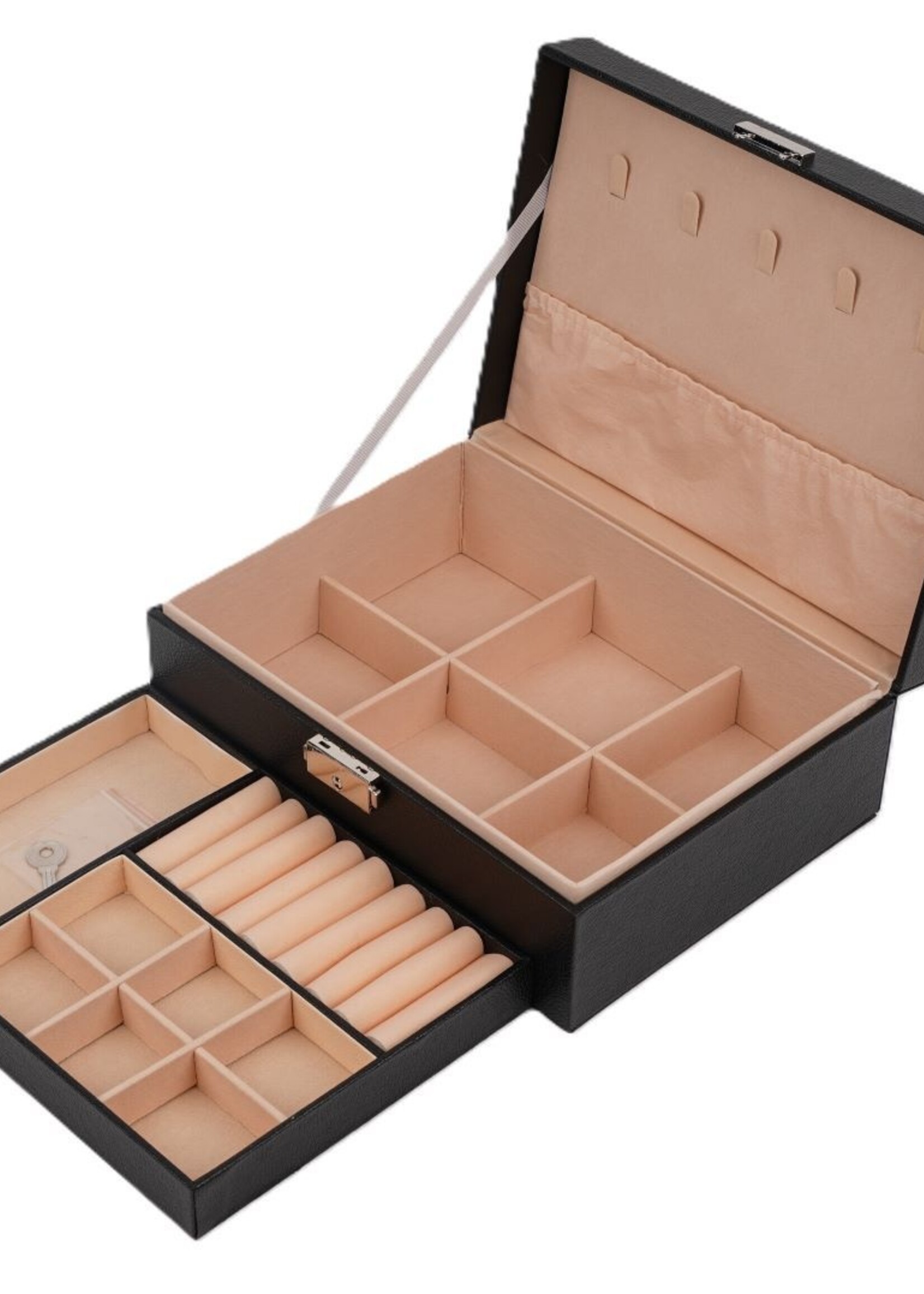 Ceruzo Sieradendoos - 2 Lagen - Juwelendoos - Organizer