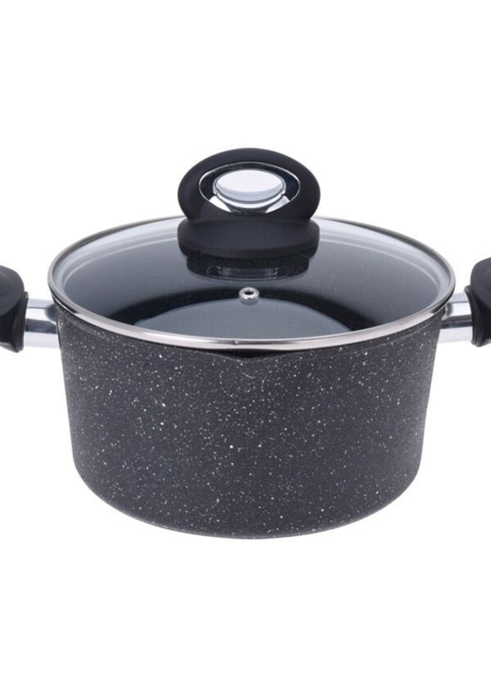 Excellent Houseware Braadpan met deksel - Ø20cm - gesmeed aluminium