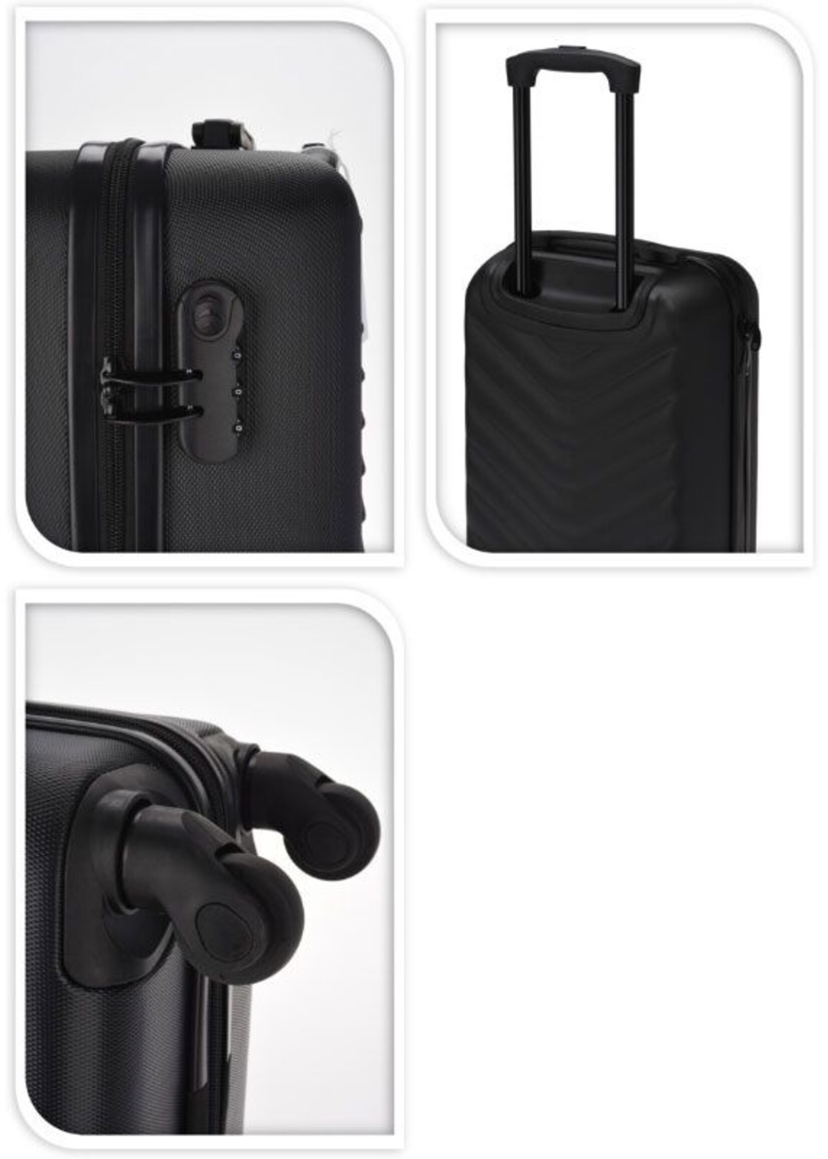 ProWorld Reiskoffer 53 cm - Spinner wielen