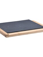 Bergner Masterpro Snijplank van Leisteen - met bamboe houder