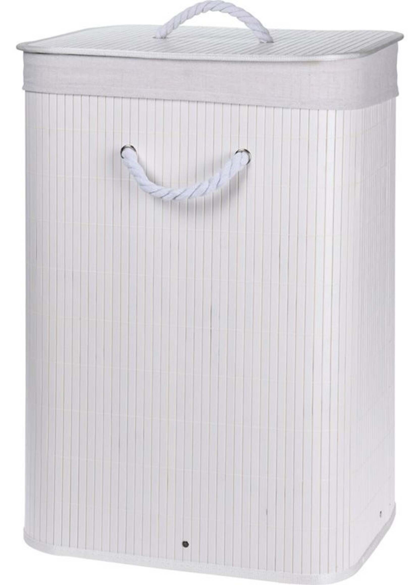 Opvouwbare Wasmand - Bamboe - Wit