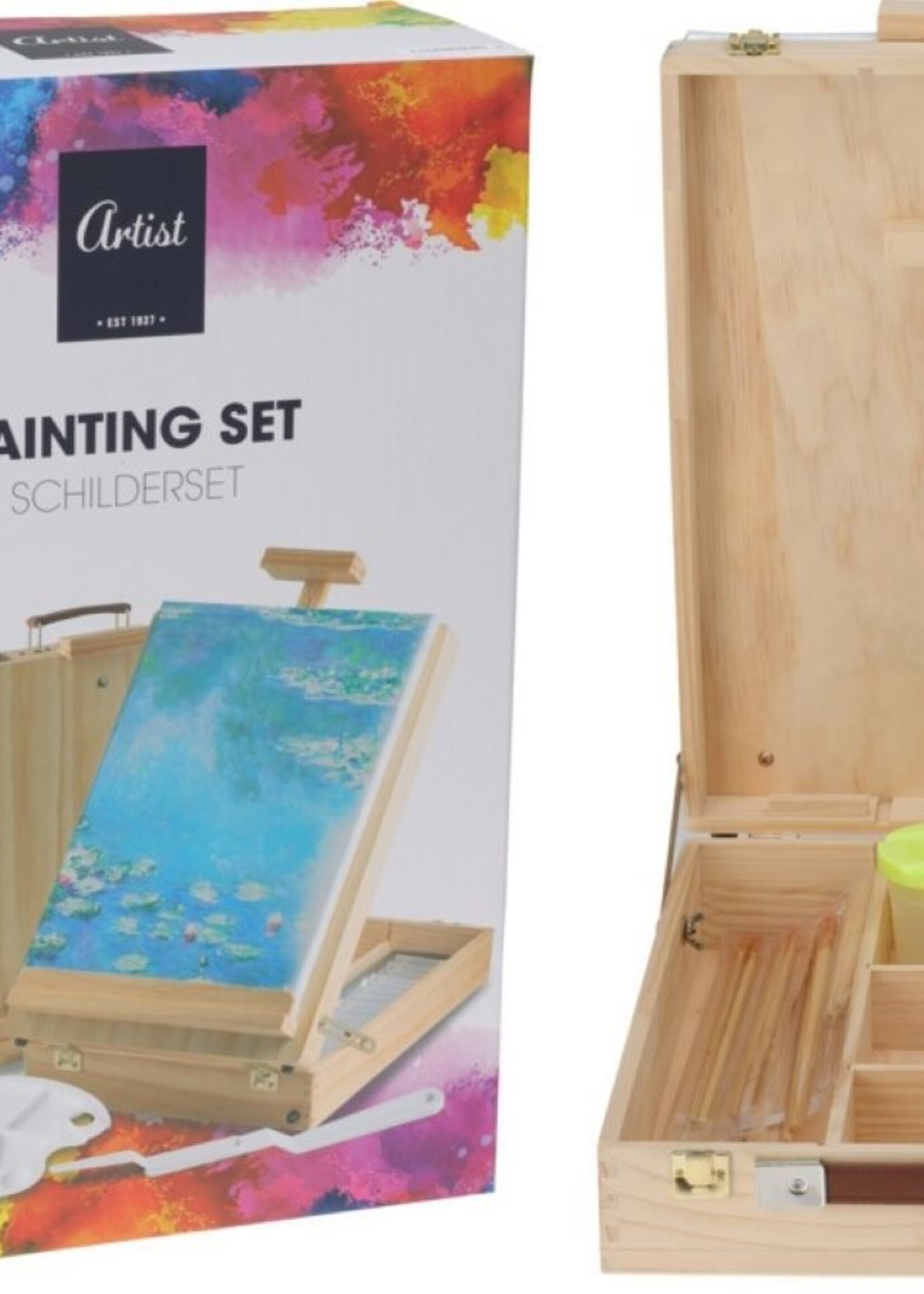 Schildersezel - Schilderkoffer gevuld - 36-delig