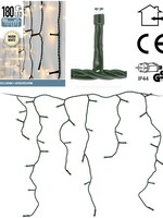 IJspegel verlichting 180 LED's - 6 meter - warm wit