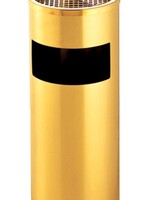 Ceruzo Afvalbak met Asbak - Staand - Goud