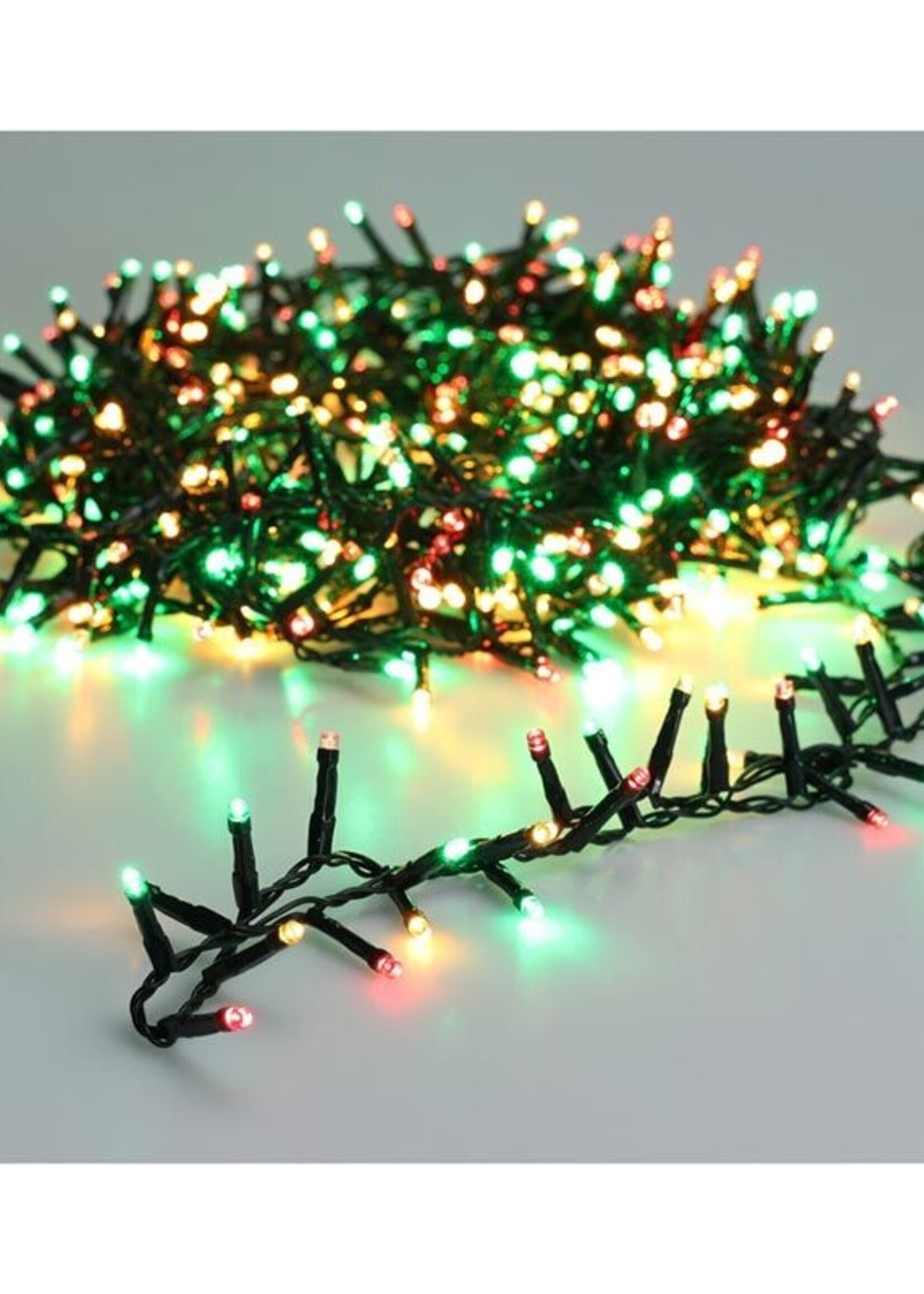 Microcluster - 800 led - 16m - three tone traditional - Timer - Lichtfuncties - Geheugen - Buiten