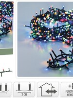 Micro Cluster 200 led - 4m - multicolor - Batterij - Lichtfuncties - Geheugen - Timer