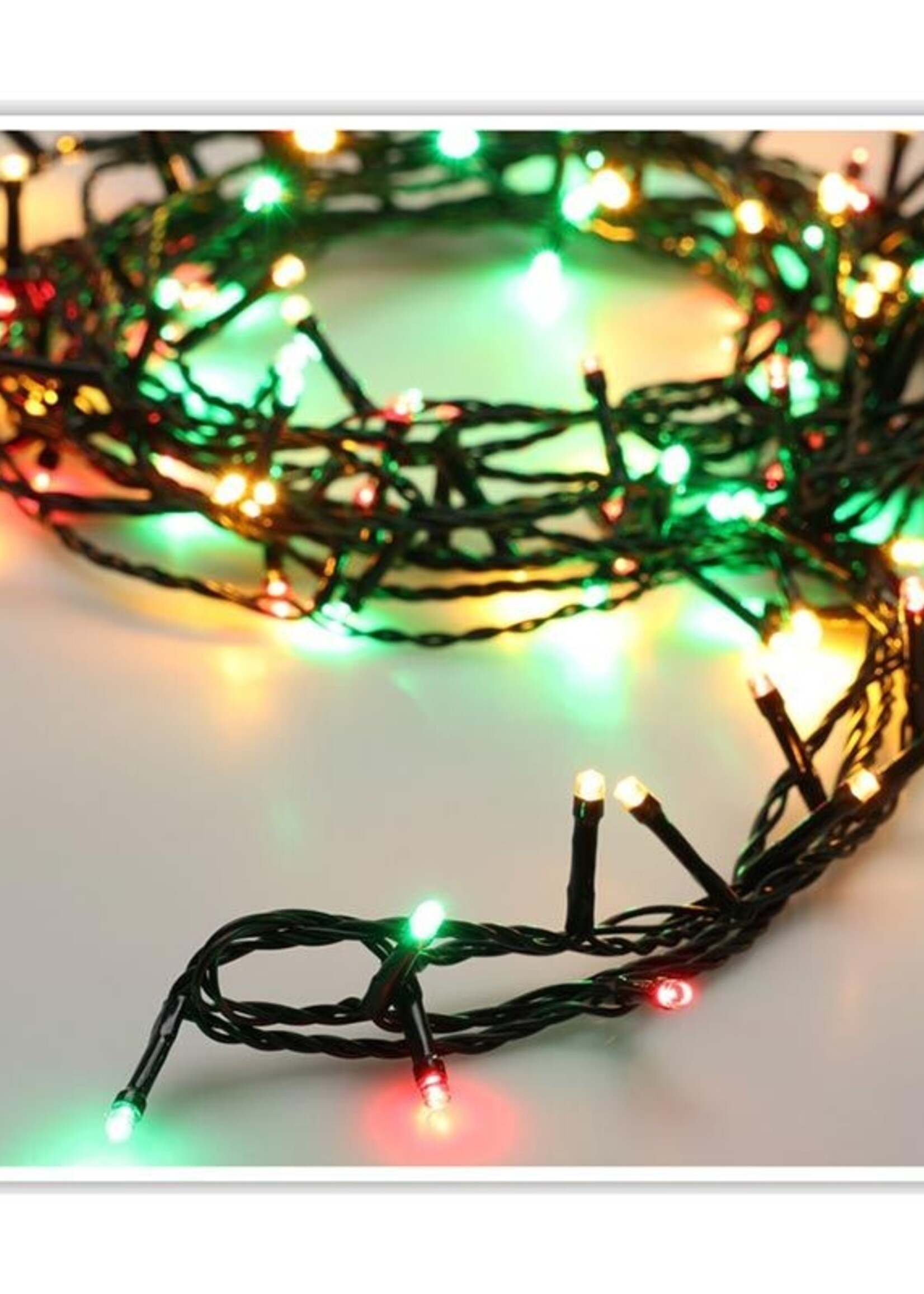 Kerstverlichting 120 led- 9m - three tone traditional - Timer - Lichtfuncties - Geheugen - Buiten