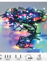 Kerstverlichting 80 led- 6m - multicolor - Timer - Lichtfuncties - Geheugen - Buiten