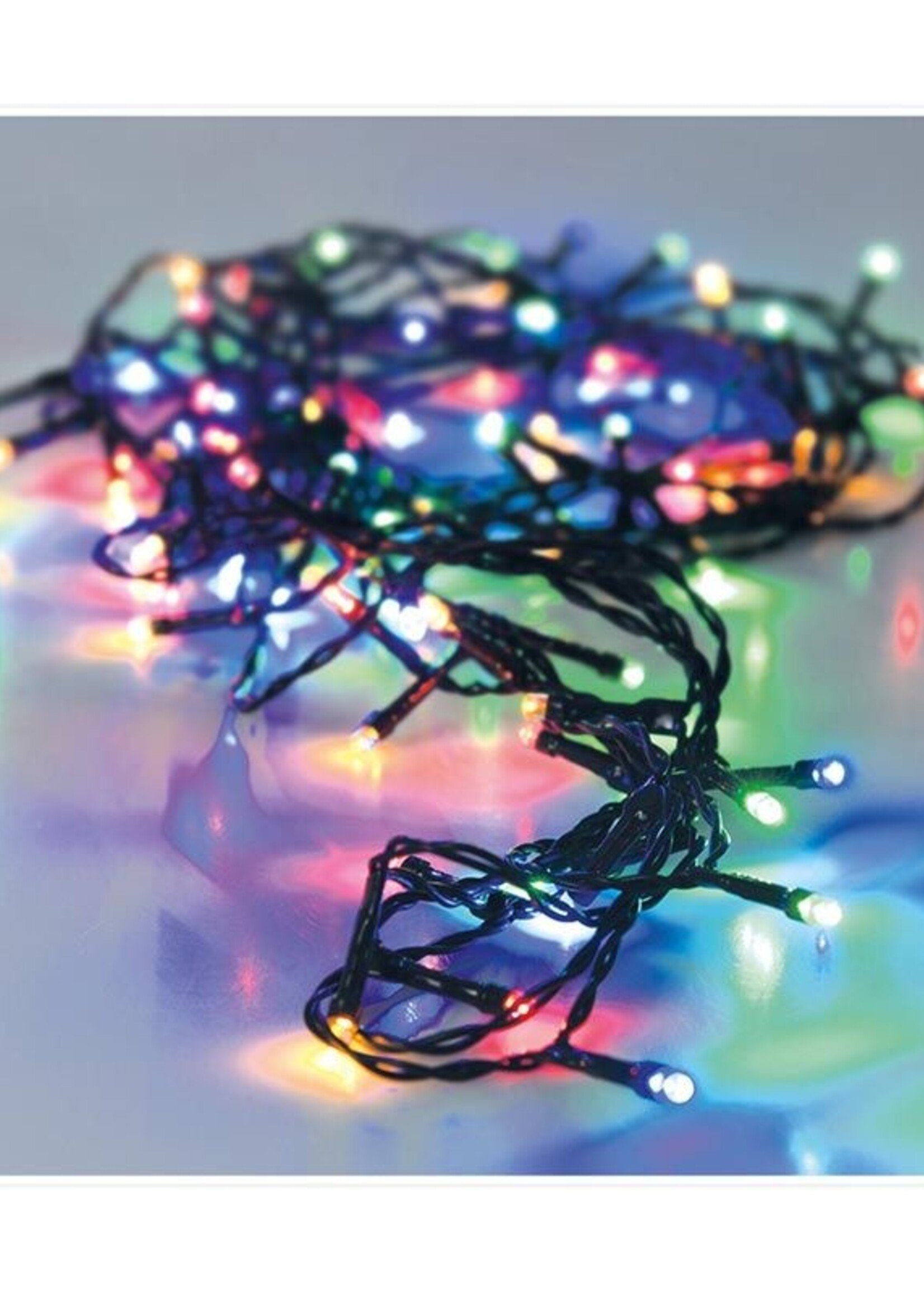 Kerstverlichting 180 led- 13.5m - multicolor - Timer - Lichtfuncties - Geheugen - Buiten