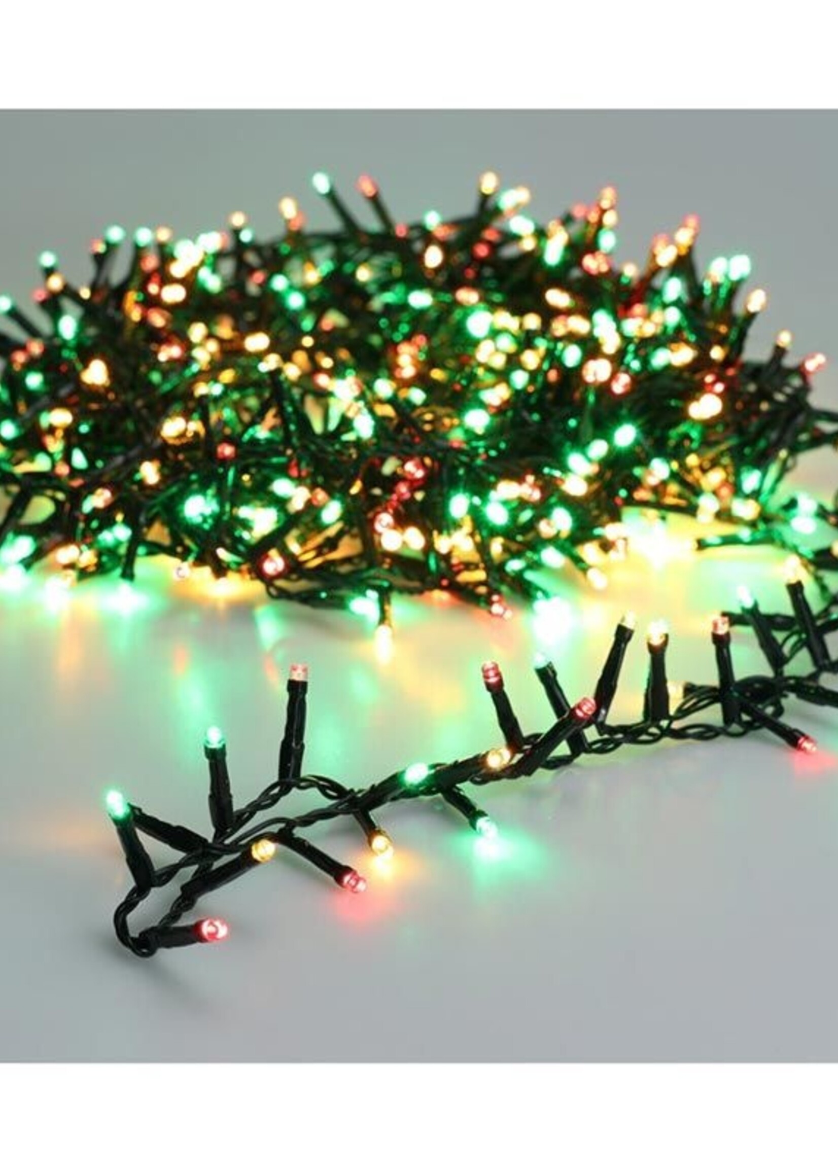 Microcluster - 400 led - 8m - three tone traditional - Timer - Lichtfuncties - Geheugen - Buiten