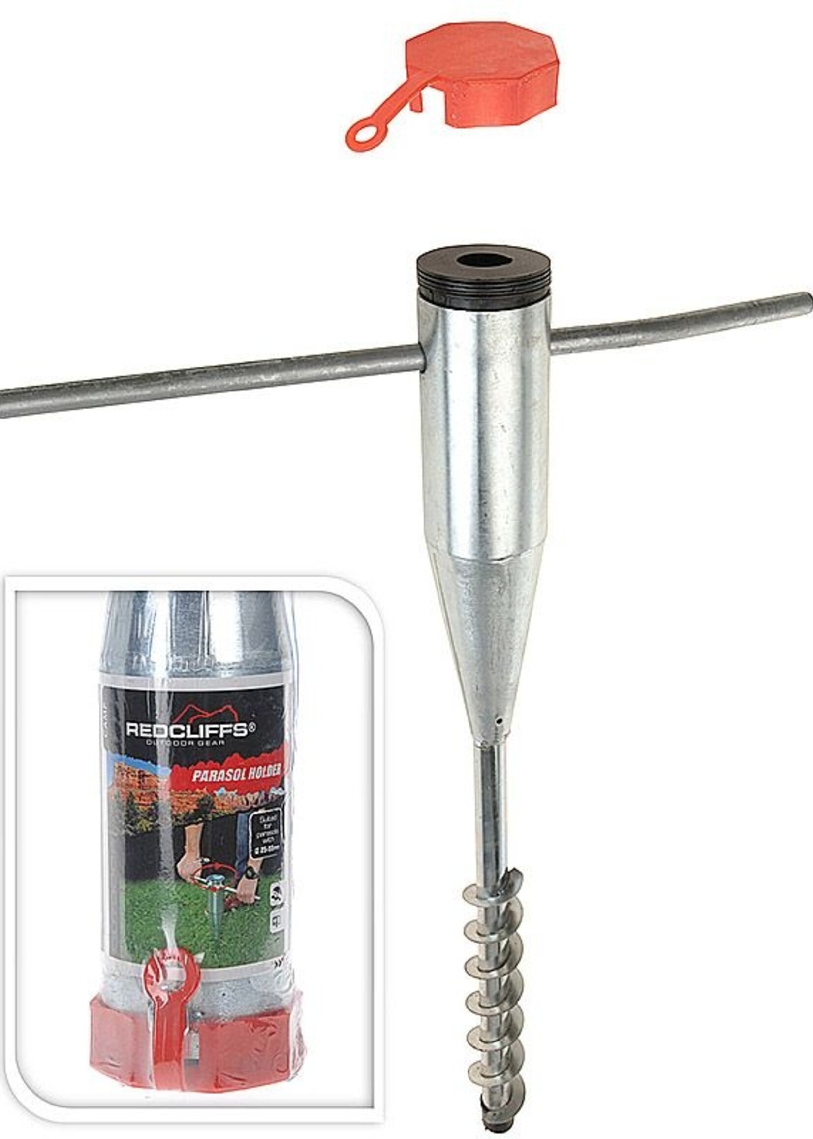 Redcliffs Parasolhouder - grondanker