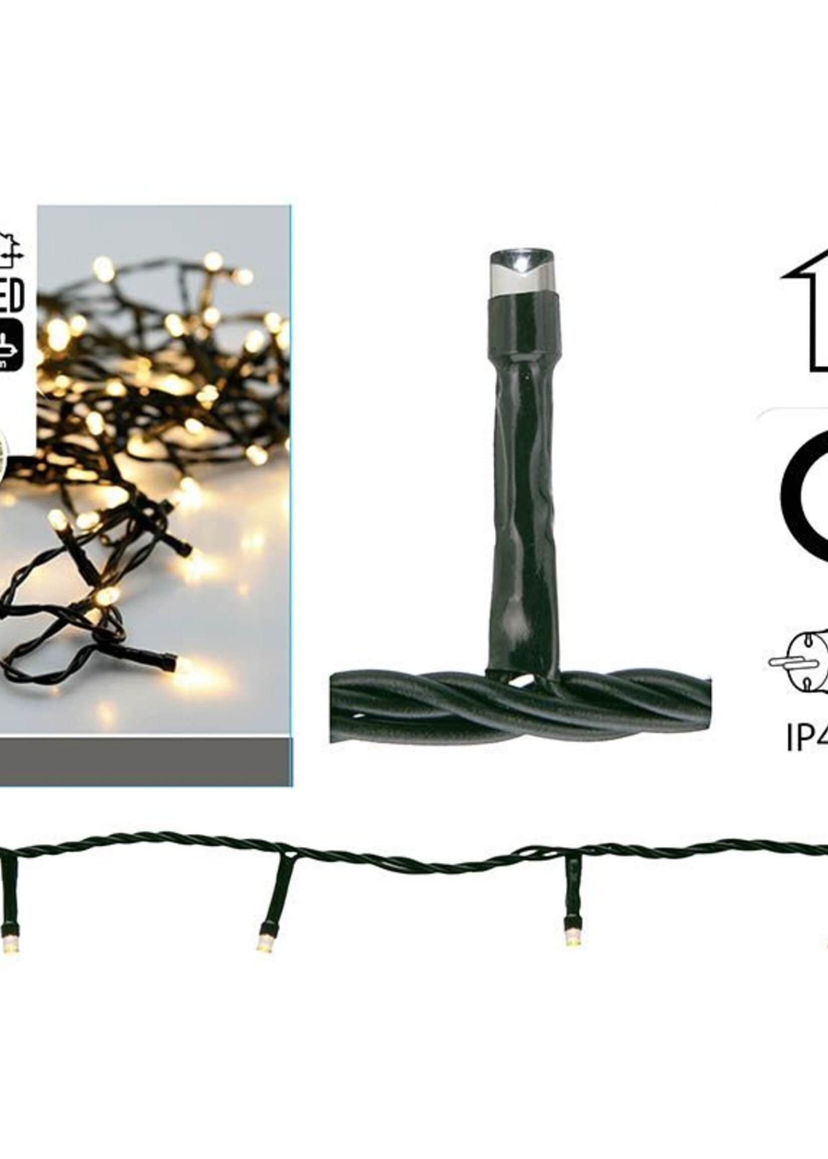 LED-verlichting - 180 LED's - 13.5 meter - warm wit