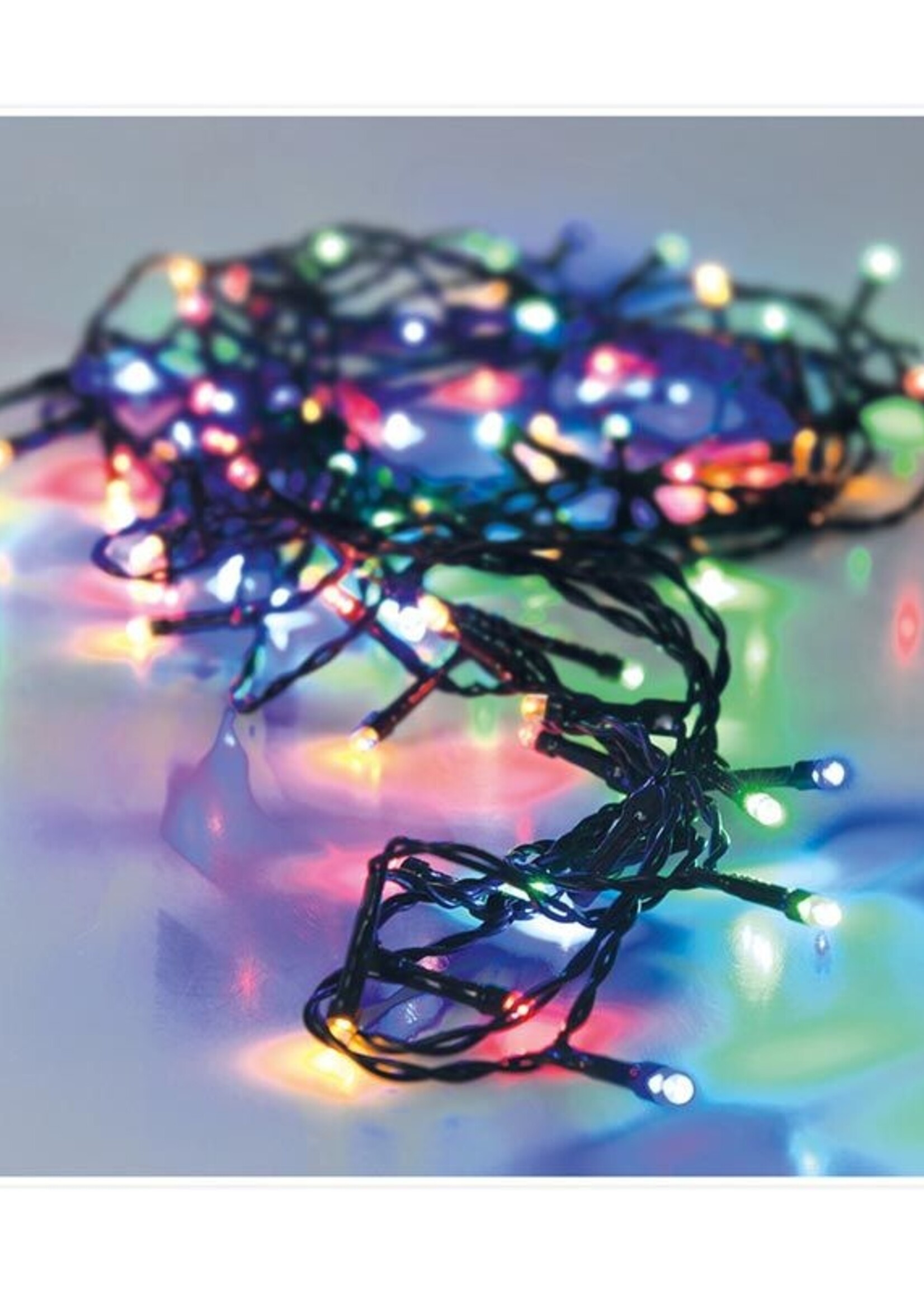 Kerstverlichting 120 led- 9m - multicolor - Timer - Lichtfuncties - Geheugen - Buiten