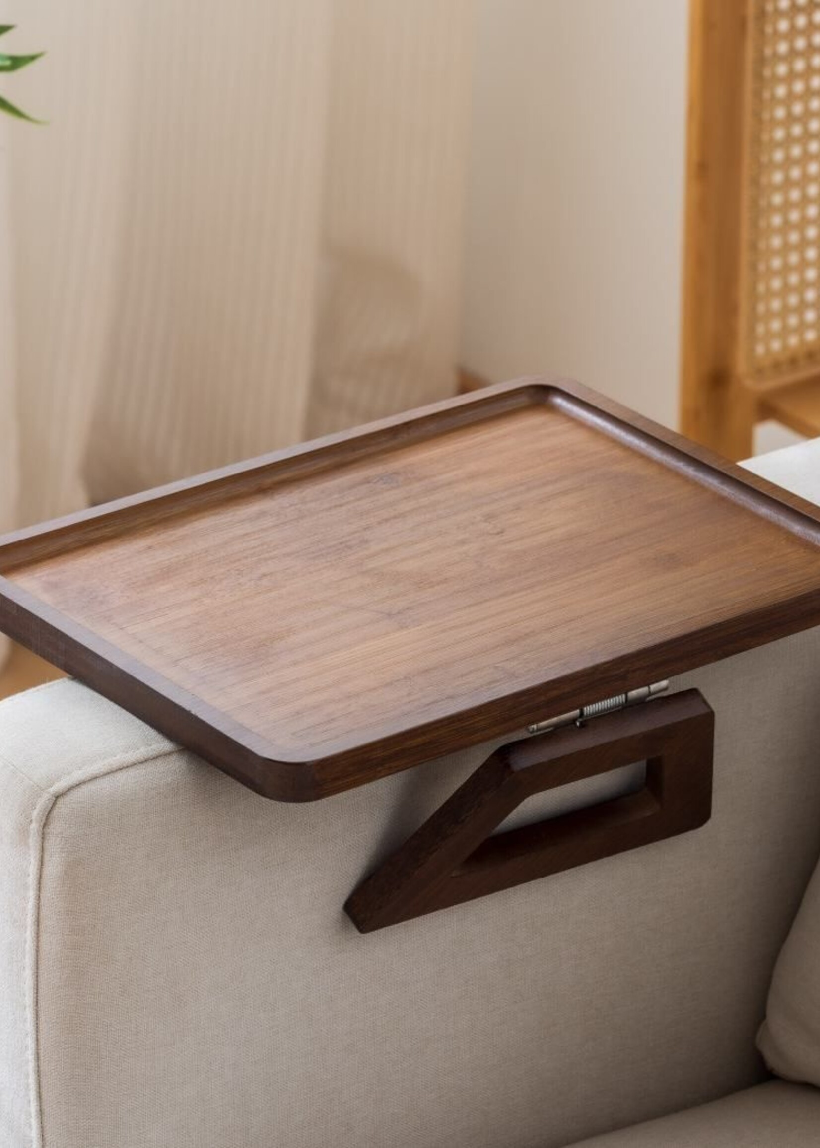 Ceruzo Armleuning Dienblad - Bruin - 33x24 cm