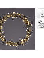 Ceruzo Kerstring met verlichting - 400 LED - Ø48 cm - warm wit - 8 Lichtfuncties - voor binnen en buiten