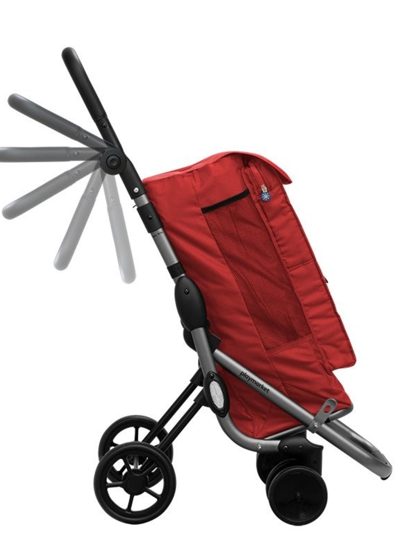 Playmarket Go Up Premium - Rood - Boodschappentrolley