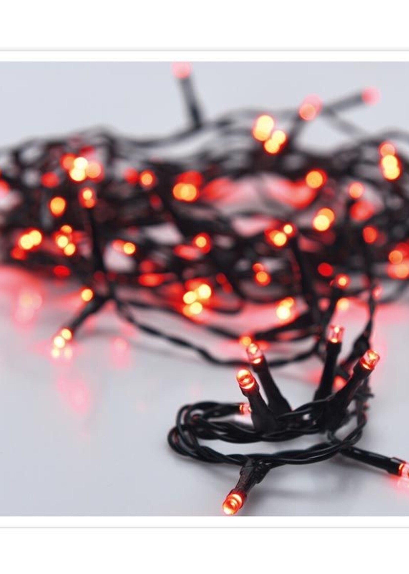 Kerstverlichting 40 led- 3m - rood - Timer - Lichtfuncties - Geheugen - Buiten